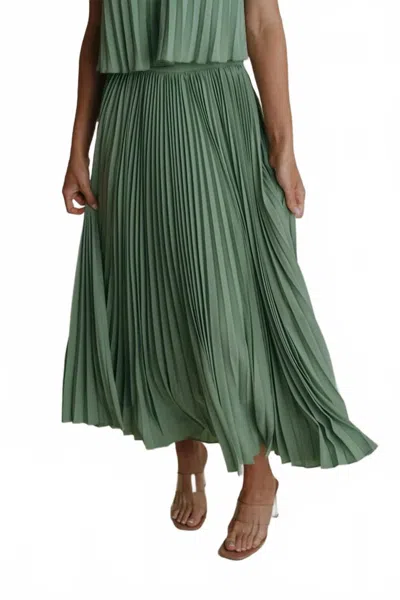 Laroque Cindy Skirt In Sage In Green