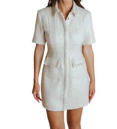 Laroque Coco Mini Dress In Cream In White