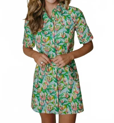Laroque Demi Dress In Champ De Fleurs In Multi