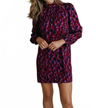 Laroque Dottie Dress In Purple In Brown