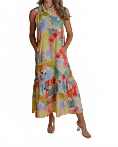 Laroque Eloise Dress In Toscano In Multi