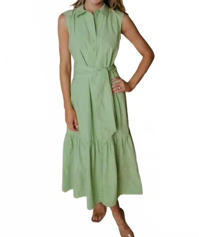 Laroque Eloise Midi Dress In Sage In Green