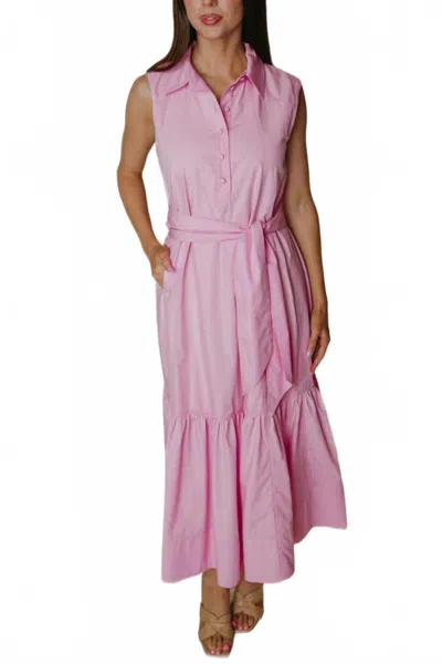 Laroque Eloise Sleeveless Dress In Orchid In Pink