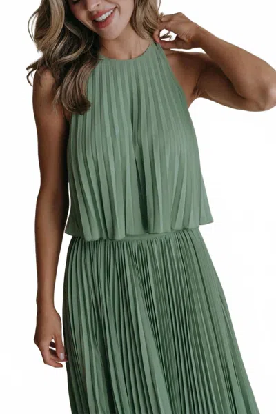 Laroque Estelle Top In Sage In Multi