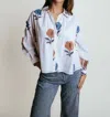 Laroque Gracen Poppy Blouse In White Multi In White