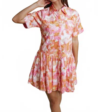 Laroque Hannah Mini Dress In Somerset In Pink