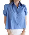 Laroque Harris Riviera Blouse In Blue In Blue