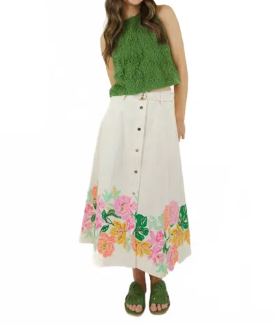 Laroque Haven Maxi Skirt In Boardwalk In Green