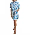 Laroque Lola Dress In Sea Pebble In Multi