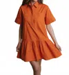 Laroque Lola Dress In Orange In Brown