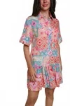Laroque Lola Dress In St. Lucia In Multi