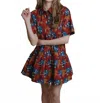 Laroque Lola Mini Dress In Batik In Multi