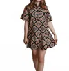 Laroque Lola Mini Dress In Cumberland In Brown
