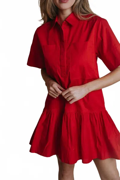 Laroque Lola Mini Dress In Red