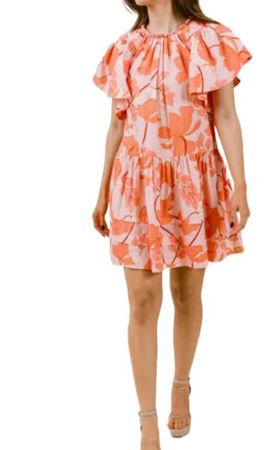 Laroque Margo Dress In Sorbet Bloom In Multi