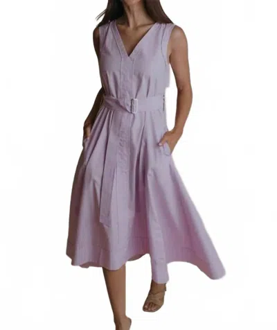 Laroque Market Midi Dress In Lavender In Purple