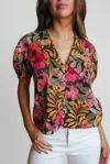 Laroque Nadia Blouse In St Pierre In Multi