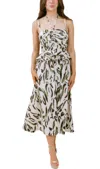 Laroque Piper Dress In Seaweed In Green