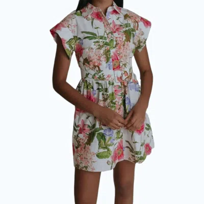 Laroque Remi Mini Dress In Harbor Island Floral In Multi