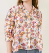 Laroque Rita Blouse In Moroccan Tile In Multi