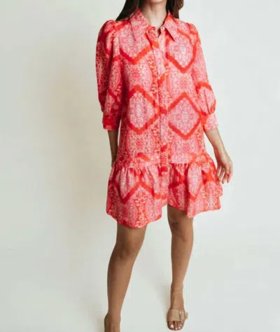 Laroque Scout Dress In Sedona In Red