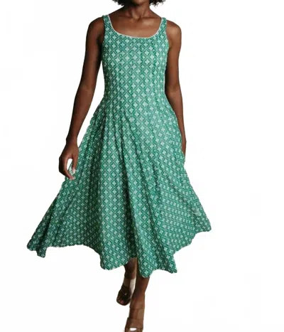 Laroque Sophia Dress In Verde In Green
