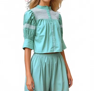 Laroque Sutton Blouse In Baby Blue