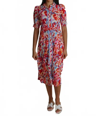 Laroque Vail Dress In Caribbean Bloom In Multi