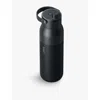 Larq Obsidian Black Purevis Self-cleaning Stainless-steel Bottle 1000ml In Obsidian Black