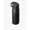 Larq Obsidian Black Purevis Self-cleaning Stainless-steel Bottle 680ml In Obsidian Black