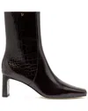 Larroude Alexis Leather Bootie In Brown