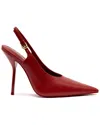 Larroude X Altuzarra Leather Pumps In Red