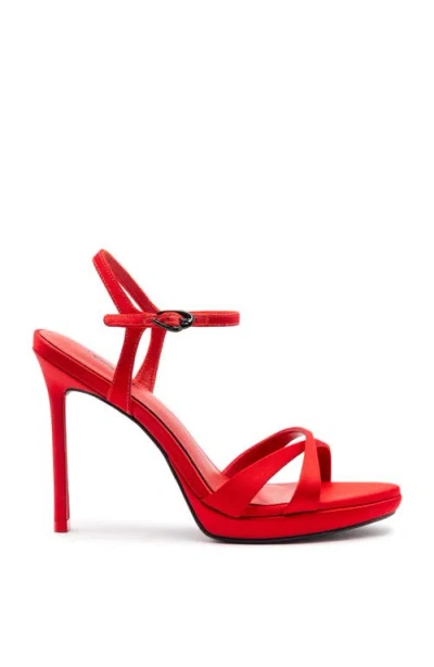 Larroude Women's Angelina Sandals In Cherry