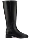 Larroude Ricky Block Heel Boot In Black