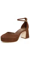 Larroude Ari Verona Low Pumps Burnt Umber In Brown