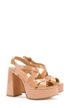 LARROUDE LARROUDÉ BEE ANKLE STRAP PLATFORM SANDAL