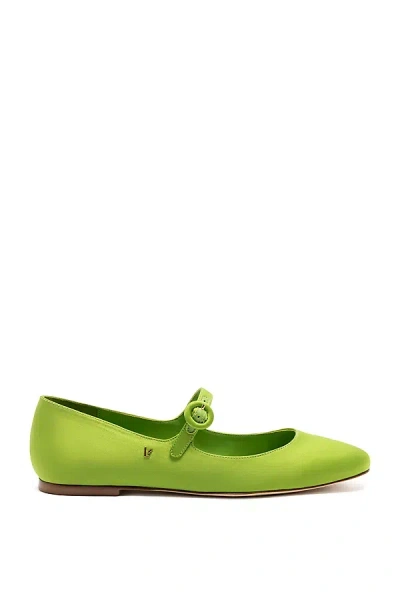 Larroude Blair Ballet Flat In Green