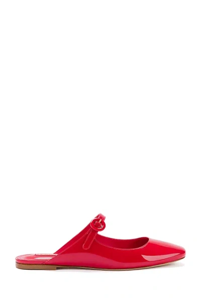 Larroude Blair Flat Mule In Red