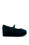 Larroude Larroudé Blair Flatform In Deepsea