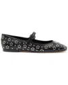 Larroude Blair Leather Ballet Flat