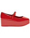 Larroude Larroudé Blair Leather Flatform In White