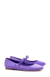 Larroude Larroudé Blair Mary Jane Flat In Violet