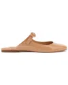 Larroude Blair Patent Mary Jane Mule In Nude