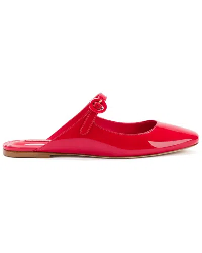 Larroude Larroudé Blair Patent Flat Mule In Red