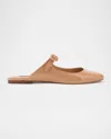 Larroude Blair Patent Mary Jane Mule In Tan
