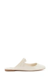 Larroude Blair Flat Mule In Ivory