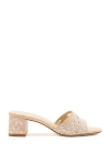 Larroude Brigitte Slide Sandal In Beige