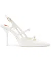 Larroude Brooks Patent Pump
