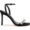 Larroude Calypso Sandal In Black