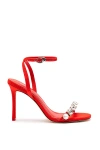 Larroude Calypso Sandal In Red